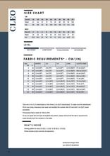 Lataa kuva Galleria-katseluun, CUT & SEW PATTERNS: CLEO NAISTEN CULOTTESHOUSUKAAVAT