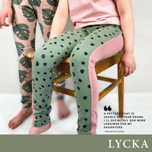 Lataa kuva Galleria-katseluun, CUT & SEW PATTERNS: LYCKA NAISTEN JA LASTEN LEGGINGSKAAVAT
