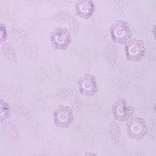 Lataa kuva Galleria-katseluun, PUUVILLA BRODEERATUT KUKAT, LILA