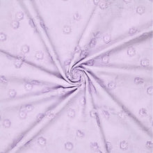 Lataa kuva Galleria-katseluun, PUUVILLA BRODEERATUT KUKAT, LILA
