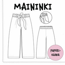 Lataa kuva Galleria-katseluun, KAAVASTUDIO AINOA: LASTEN MAININKI-HOUSUT, koot 104-140