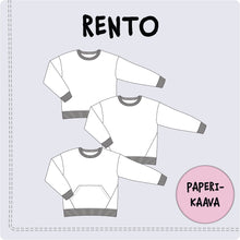 Lataa kuva Galleria-katseluun, KAAVASTUDIO AINOA: RENTO COLLEGEPUSERO 92-164 CM