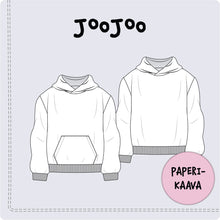 Lataa kuva Galleria-katseluun, KAAVASTUDIO AINOA: LASTEN JOOJOO -OVERSIZE HUPPARI, koot 92-164