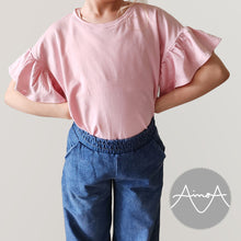 Lataa kuva Galleria-katseluun, KAAVASTUDIO AINOA: BELLA LASTEN OVERSIZE T-PAITA, koot 98-164