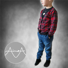 Lataa kuva Galleria-katseluun, KAAVASTUDIO AINOA: AATOS LASTEN COLLEGETAKKI, koot 86-140