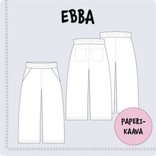 Lataa kuva Galleria-katseluun, KAAVASTUDIO AINOA: EBBA-COLLEGEHOUSUT, KOOT 104-164 CM