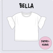 Lataa kuva Galleria-katseluun, KAAVASTUDIO AINOA: BELLA LASTEN OVERSIZE T-PAITA, koot 98-164