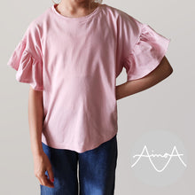 Lataa kuva Galleria-katseluun, KAAVASTUDIO AINOA: BELLA LASTEN OVERSIZE T-PAITA, koot 98-164