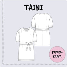 Lataa kuva Galleria-katseluun, KAAVASTUDIO AINOA: TAINI-trikoomekko, koot 32-54