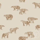 JOUSTOCOLLEGE FAMILY FABRICS, POLAR BEAR, TAUPE