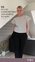 Lataa kuva Galleria-katseluun, CUT &amp; SEW PATTERNS: VERA NAISTEN YLÄOSA- JA MEKKOKAAVAT
