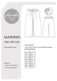 KAAVASTUDIO AINOA: LASTEN MAININKI-HOUSUT, koot 104-140