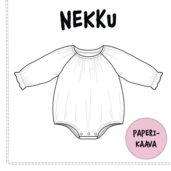 KAAVASTUDIO AINOA: NEKKU-ROMPER, koot 62-110 cm