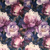 JOUSTOCOLLEGE MIDNIGHT PEONIES, TUMMA VIOLETTI