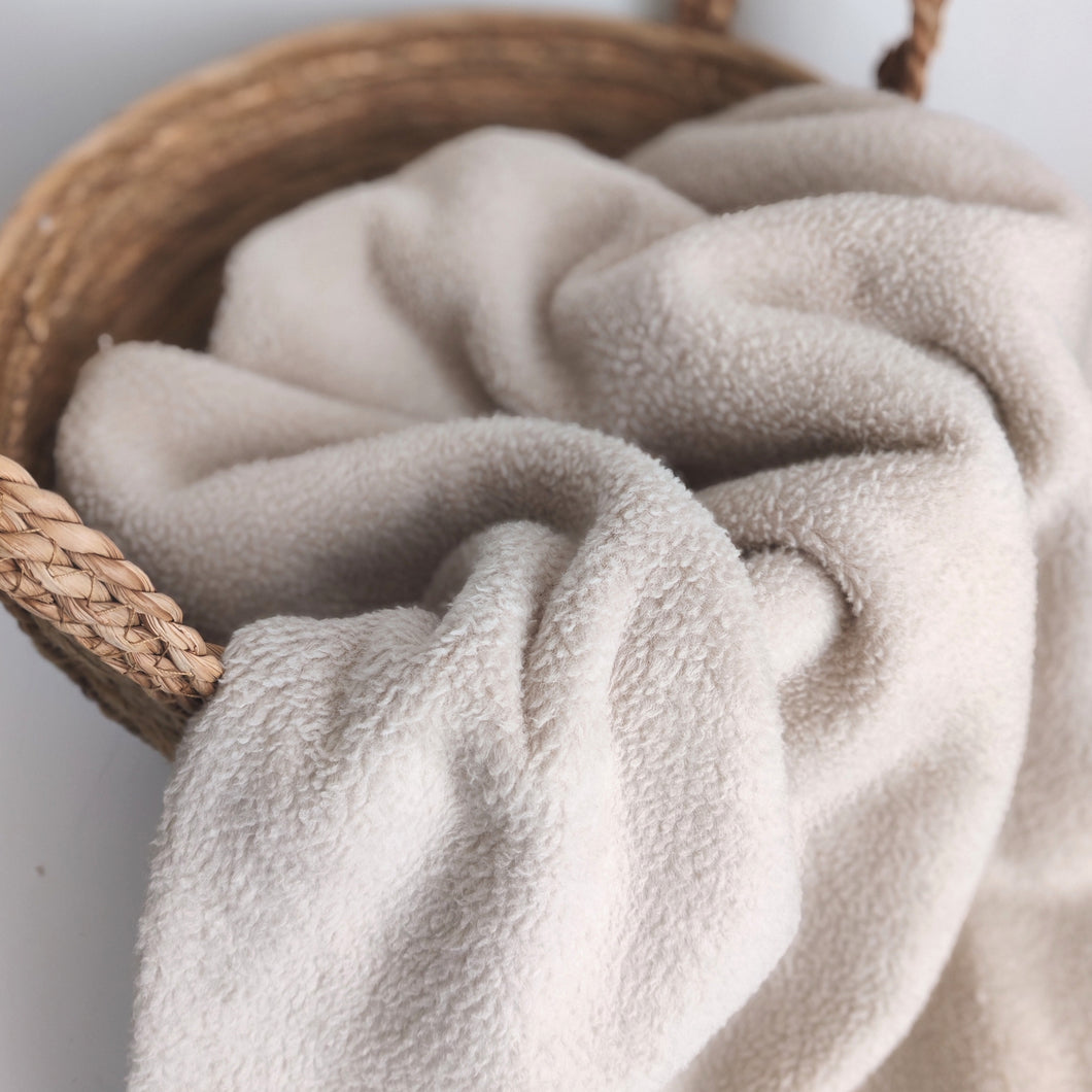 PÖRRÖPUUVILLAFLEECE, LIGHT BEIGE