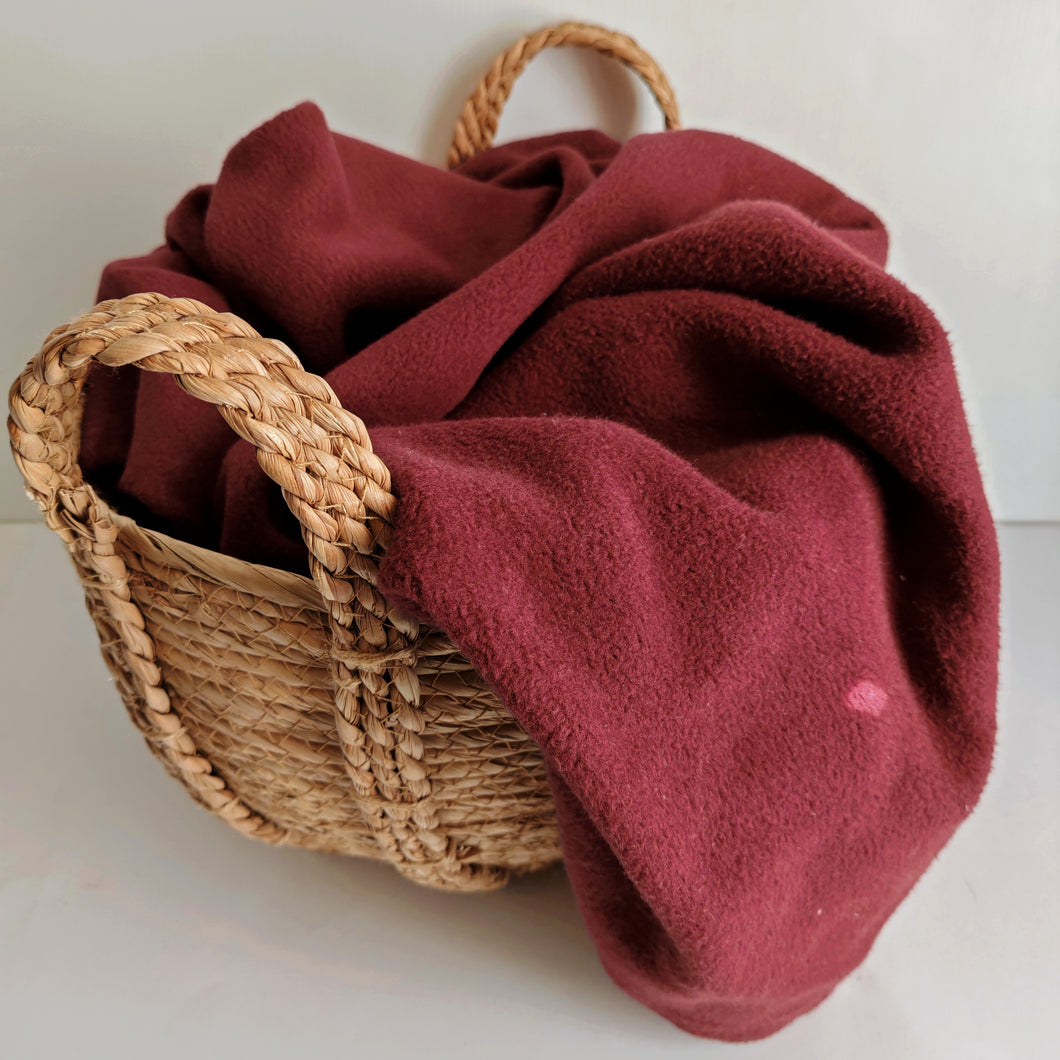 PÖRRÖPUUVILLAFLEECE, BORDEAUX *Tutustumistarjous*