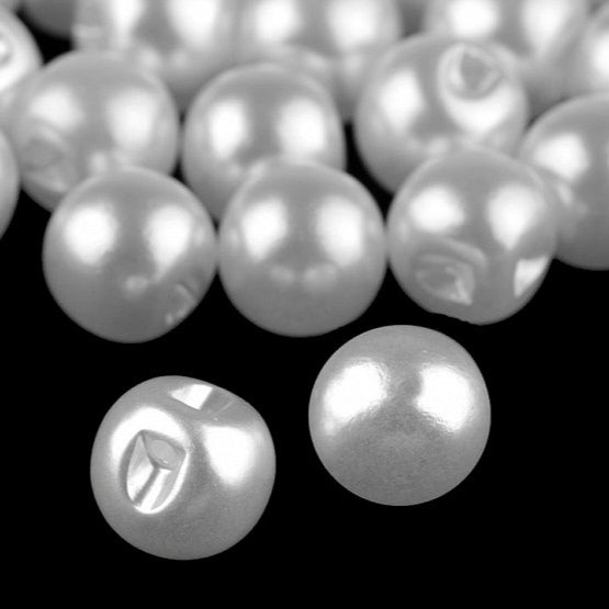 PYÖREÄ HELMIÄISNAPPI, 8 mm