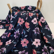 Lataa kuva Galleria-katseluun, PUUVILLA-VISKOOSI: SUSANNA, NAVY
