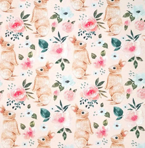 TRIKOO BUNNY FLORAL, BLUSH extraleveä