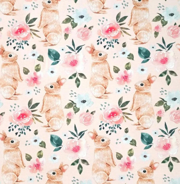 TRIKOO BUNNY FLORAL, BLUSH extraleveä