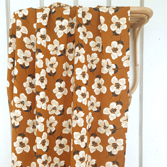 VISKOOSI FLORA, GOLDEN BROWN