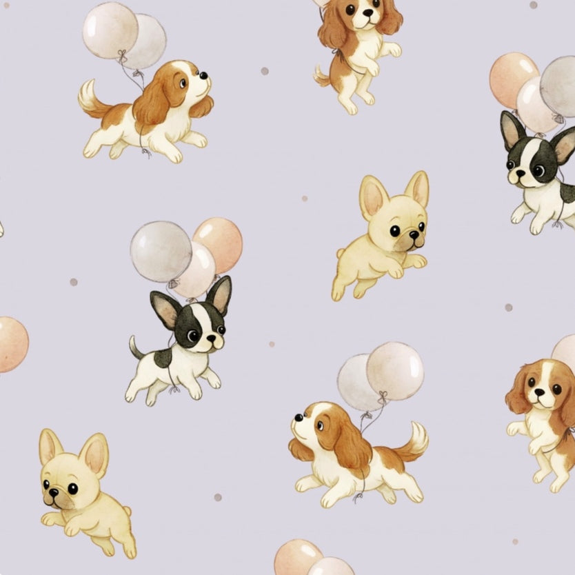 RIBBITRIKOO: BALLOON DOGS, SOFT LILA