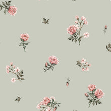 Lataa kuva Galleria-katseluun, RIBBITRIKOO VINTAGE ROSES, SAGE

