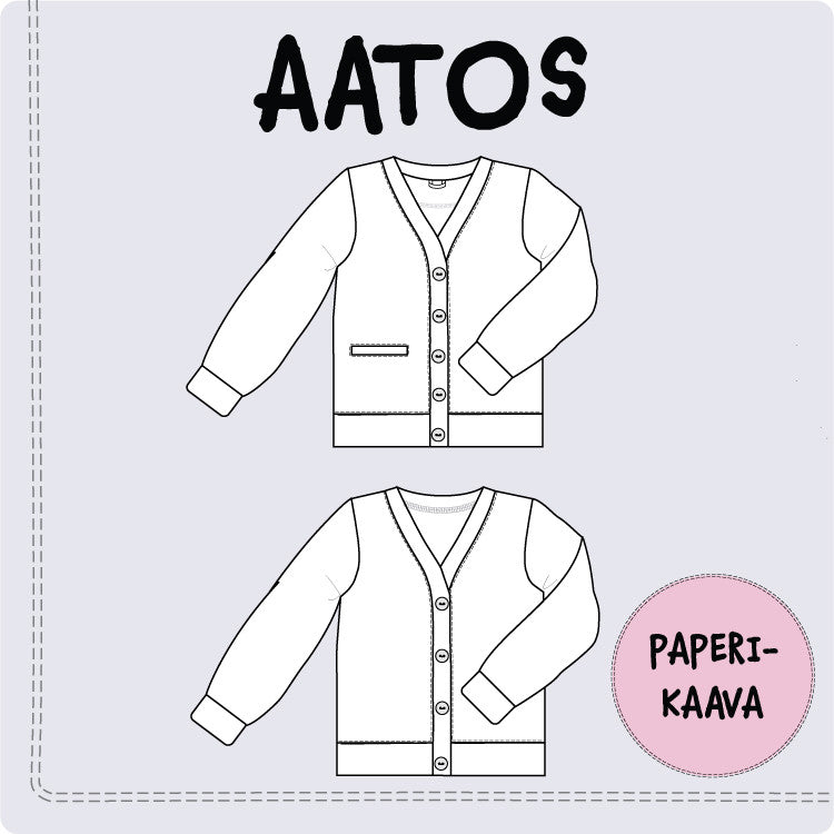 KAAVASTUDIO AINOA: AATOS LASTEN COLLEGETAKKI, koot 86-140