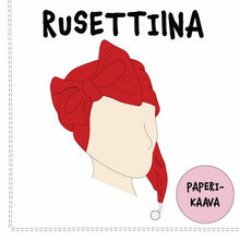 Lataa kuva Galleria-katseluun, KAAVASTUDIO AINOA: RUSETTIINA-TONTTULAKKI 41-58 cm
