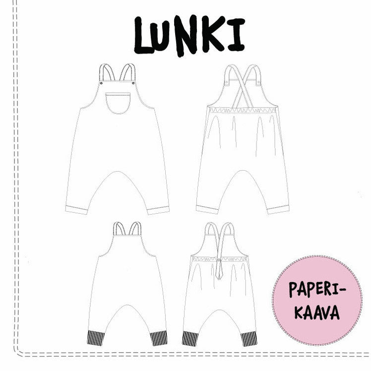 KAAVASTUDIO AINOA: LUNKI-HAALARIHOUSUT 50-110 cm