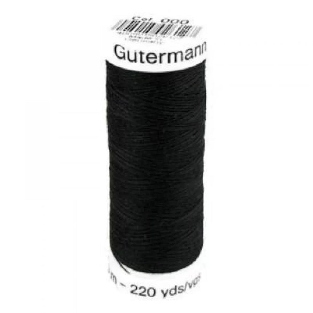 GÜTERMANN OMPELULANKA, MUSTA 000, 200 m