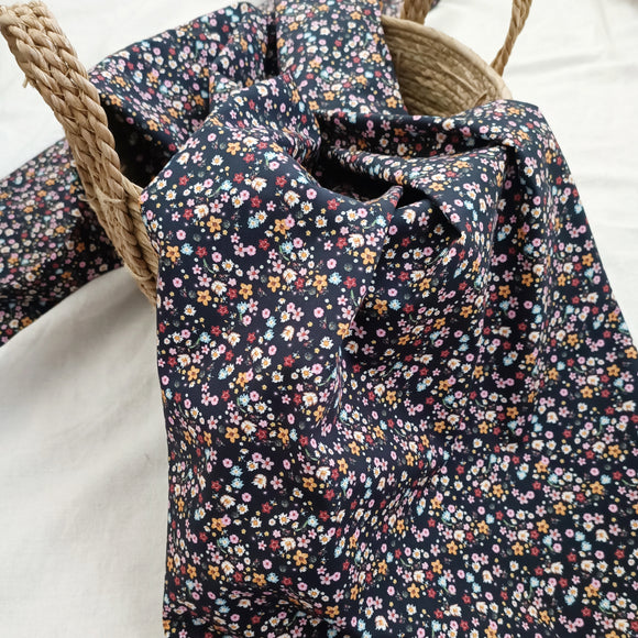 PUUVILLA DARK FLOWER, NAVY