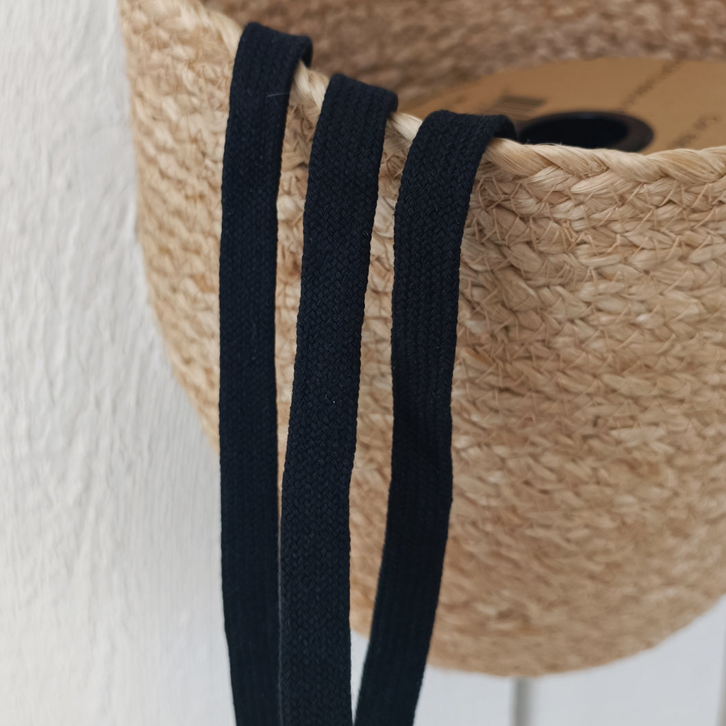 PUUVILLANYÖRI 15 mm, MUSTA